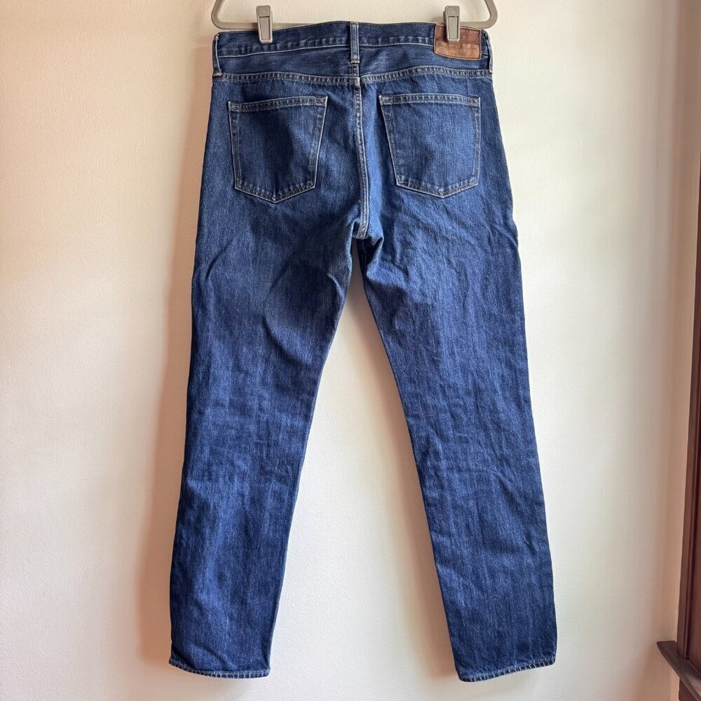 J.Crew Mens 34x34 (34x31.5 measured) 770 Jeans Kaihara Denim Straight Slim Fit - Picture 2 of 10